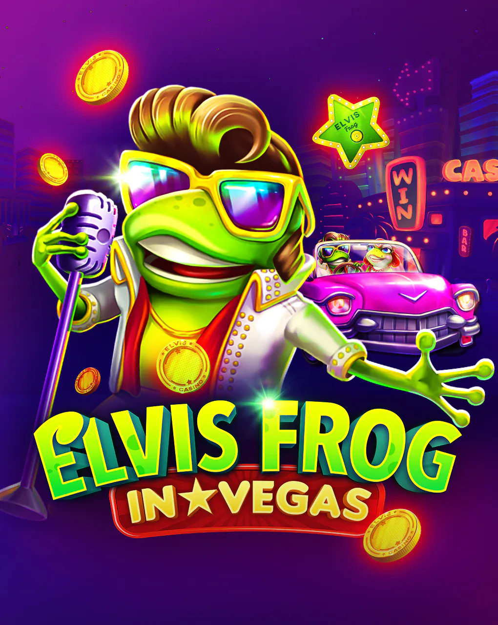 Elvis Frog In Vegas - GECKO158